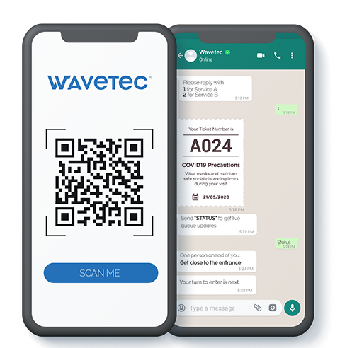 QR wavetec WhatsApp