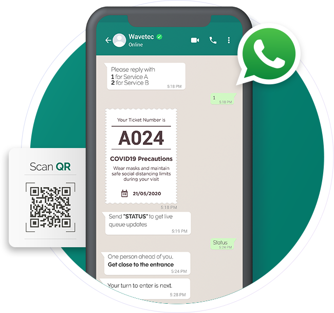 WhatsApp Virtual Queuing Solution