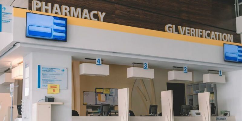 digital signage example for the pharmacies