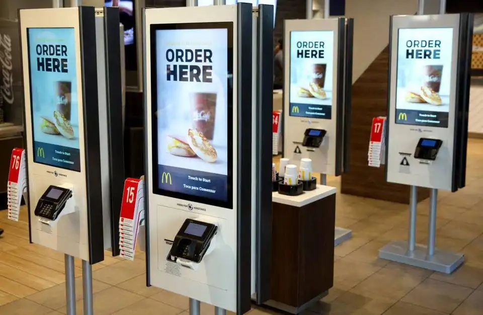 mMcdonald's self order kiosk