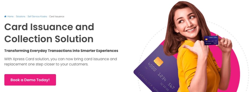 Airline Customer Experience - Improve Airport Experience 5 card issuance and collection kiosk