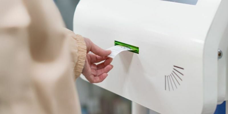 ticket counter in the hospital