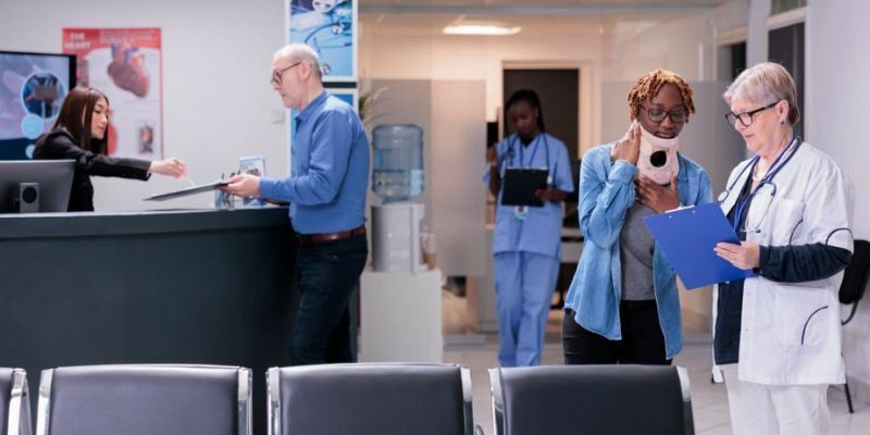 hospital management is managing patient queue 