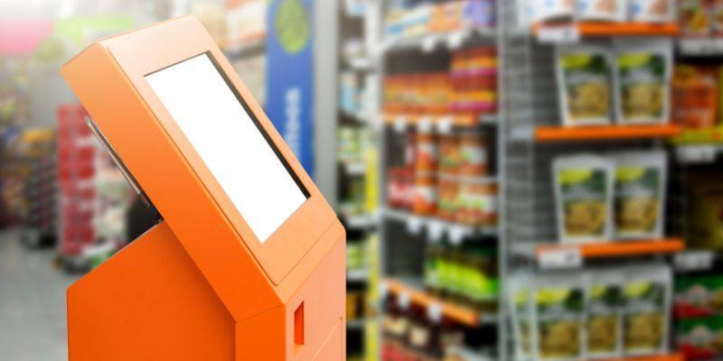 A-customer-experience-kiosk-deployed-in-a-grocery-store