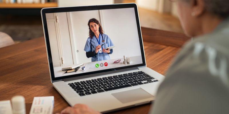 A-doctor-conducting-a-checkup-session-with-a-patient-virtually