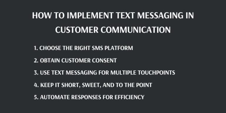 How to Improve Customer Communication With Text Messaging