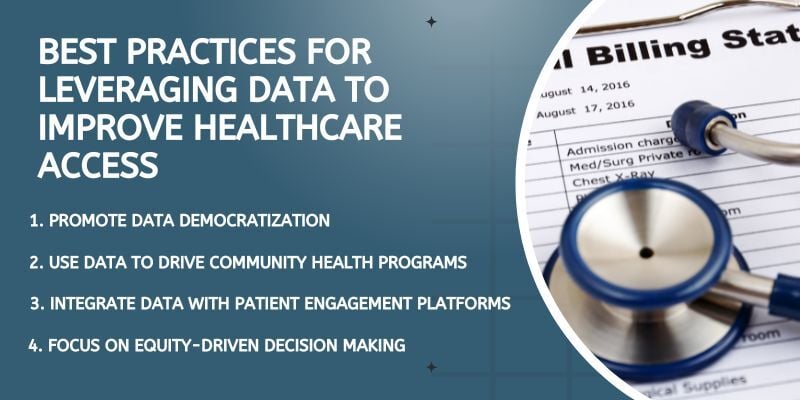 best practices for leveraging data to improve healthcare access