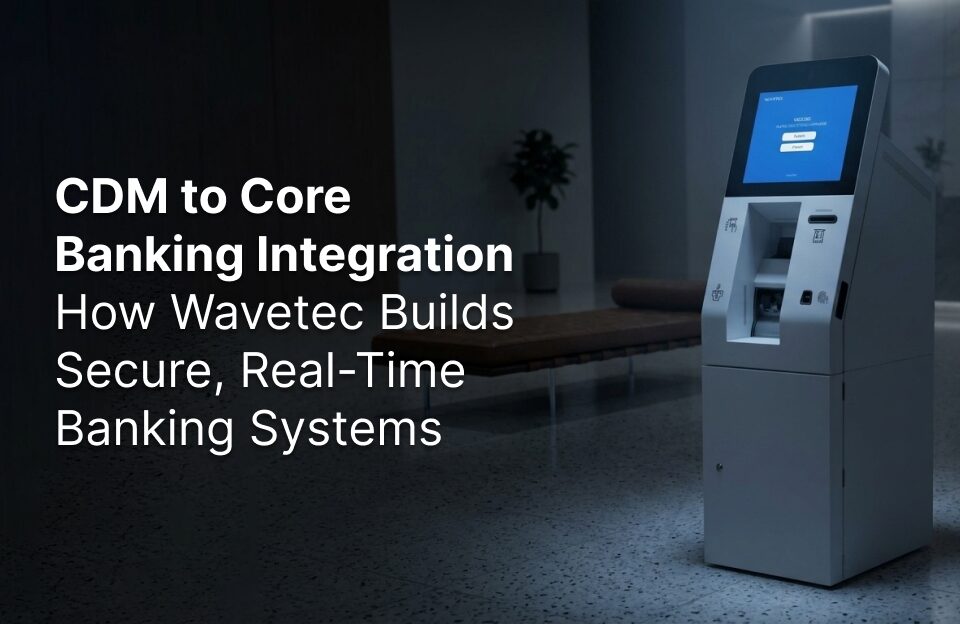CDM to Core Banking Integration How Wavetec Builds Secure, Real Time Banking Systems