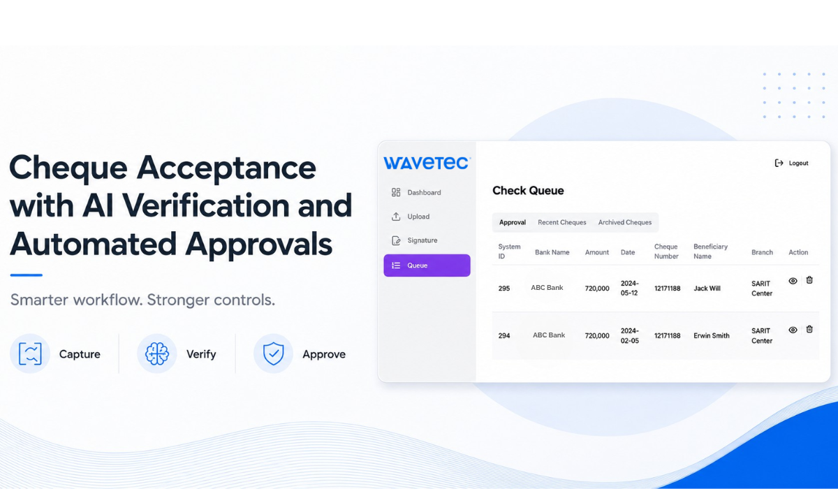 AI cheque verification wavetec 1 AI cheque verification wavetec 1