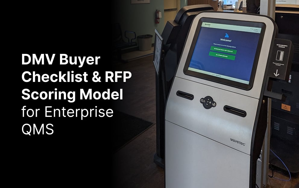 DMV Buyer Checklist & RFP Scoring Model for Enterprise QMS