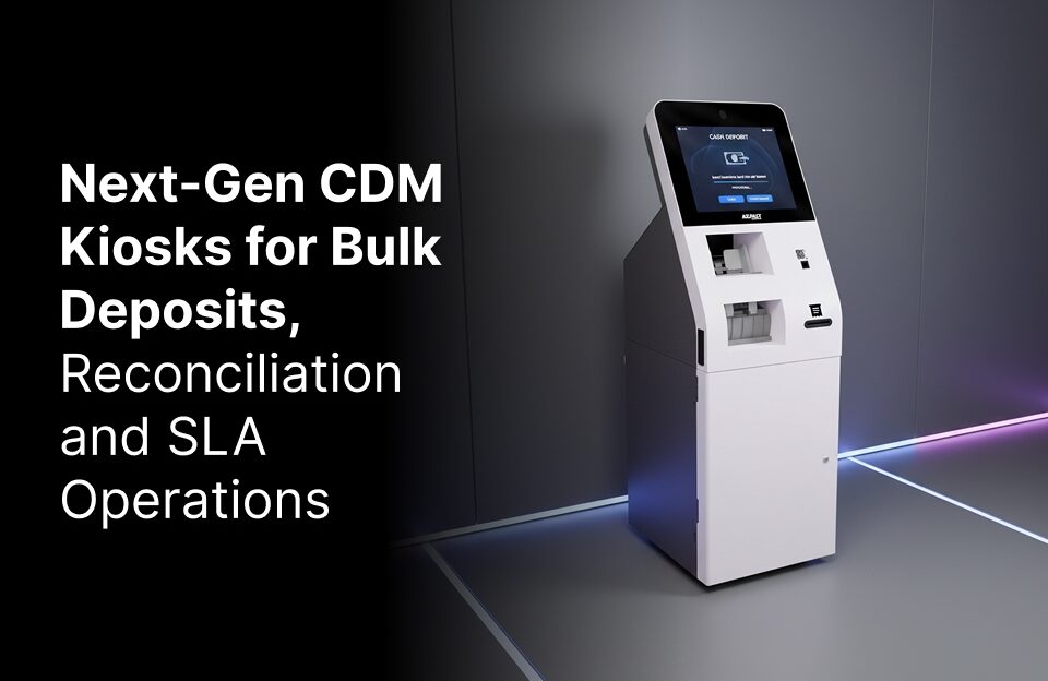Next Gen CDM Kiosks for Bulk Deposits, Reconciliation and SLA Operations