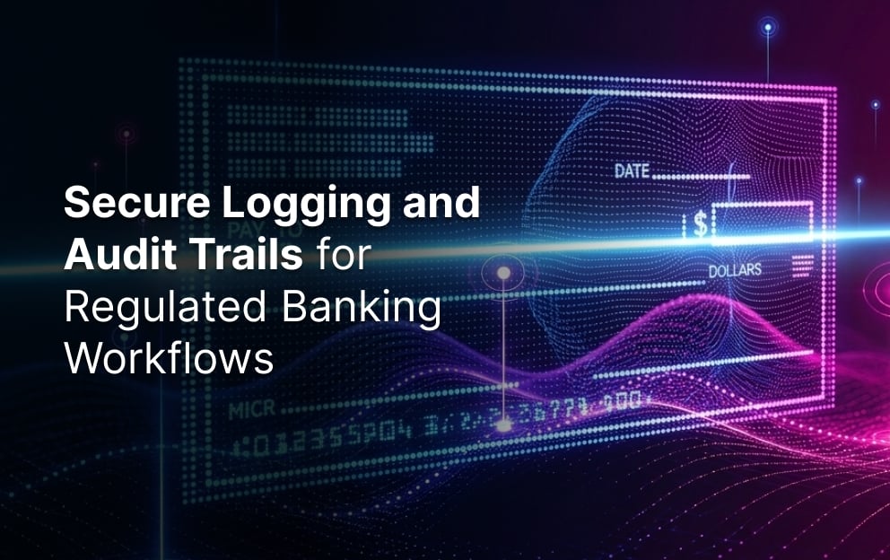 Secure Logging and Audit Trails for Regulated Banking Workflows